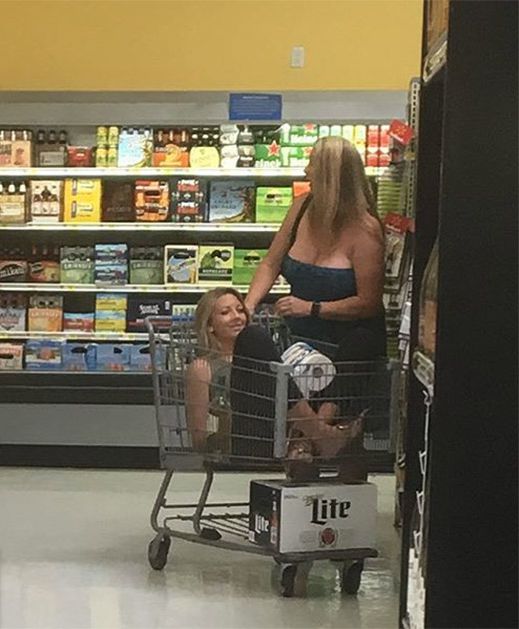Be quiet and put your drunk ass into the cart!